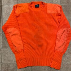 JTJ Hunting Sweater ‘90s VTG USA XL Measurement Orange Good Condition